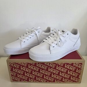 Vans Women's Classic Seldan White Sneakers Sz 8.5